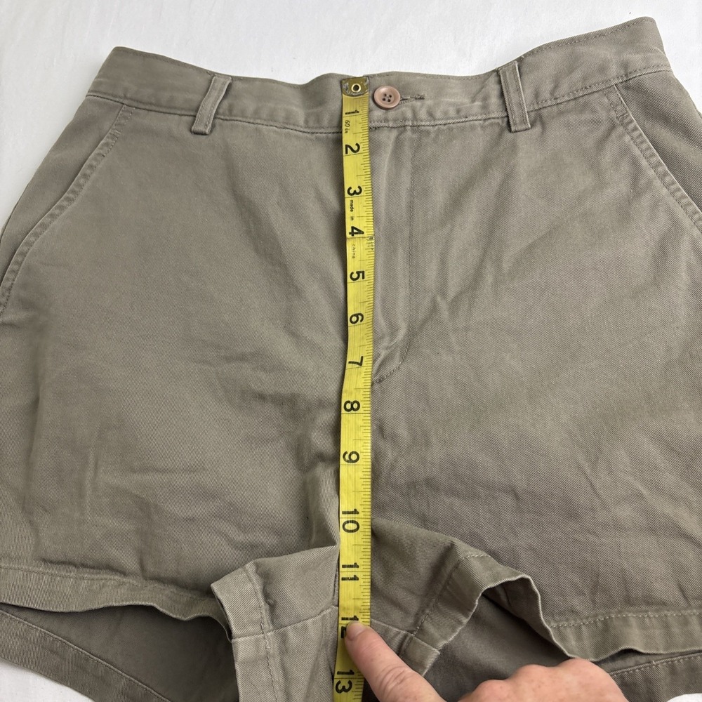 J. Crew Womens Chino Shorts Size 6 2.5" Inseam Gray Green Preppy - Picture 6 of 6